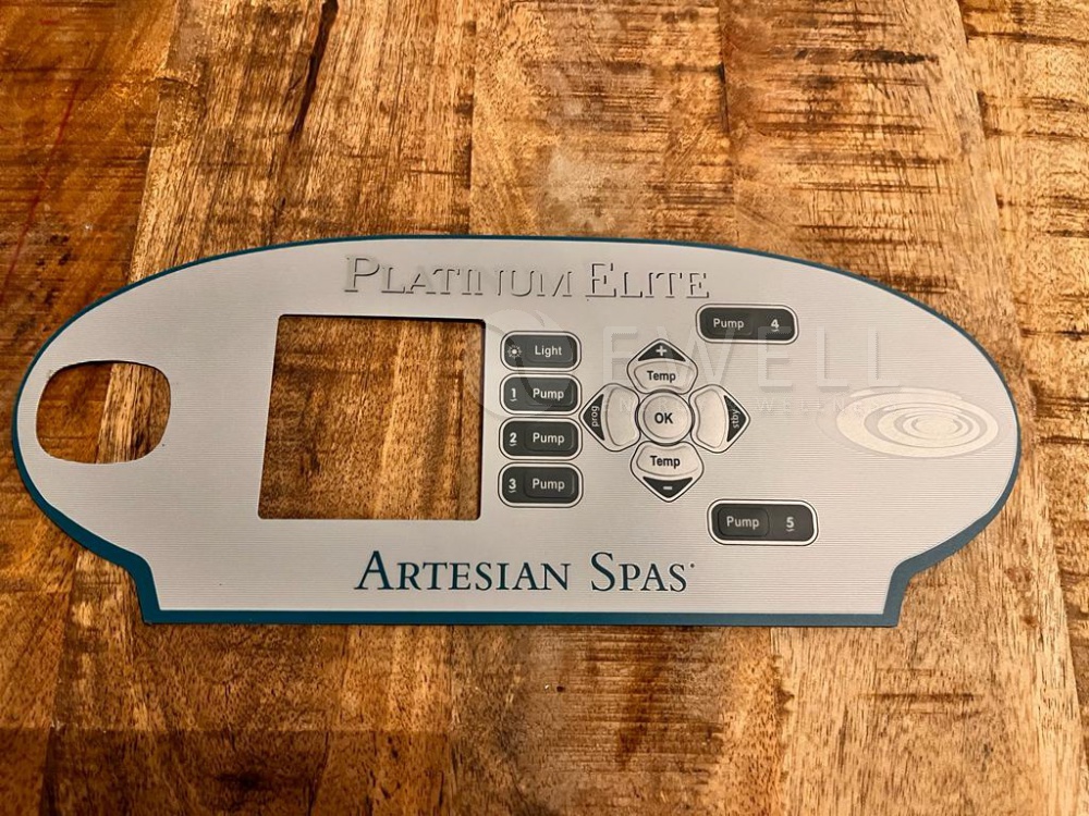 Overlay bedieningspaneel Platinum Elite 5p