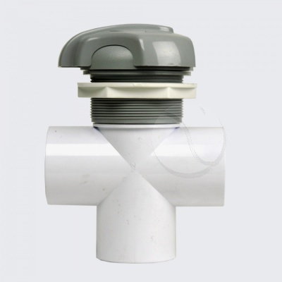 Valve, Diverter, 2 in., Gray